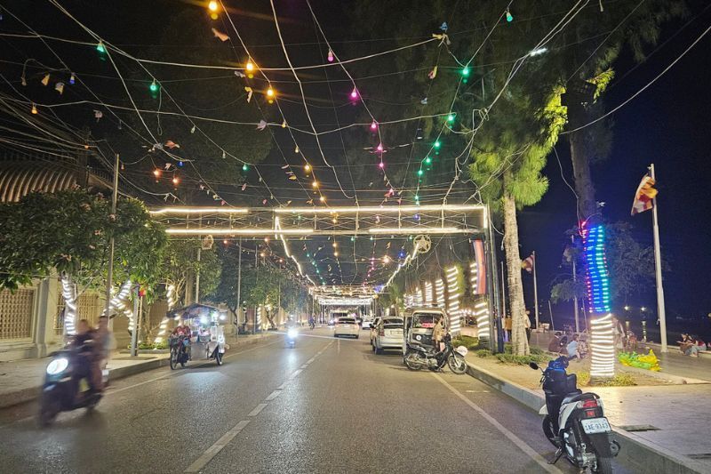 Kampot nocturno. Fuente: vnexpress