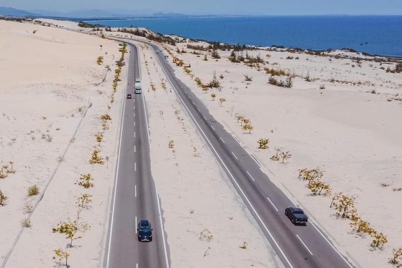 Carretera costera Phan Thiet - Mui Ne (Fuente: Du lịch Phan Thiet)