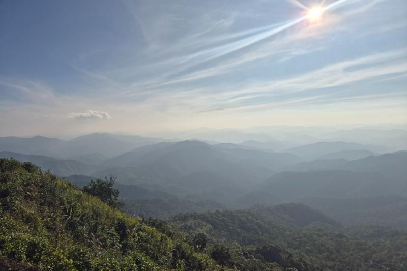 La magnífica vista desde la cima de un pa chai (fuente: Hieu Tuyen)