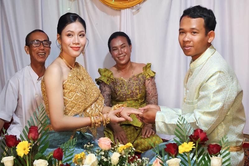 le marriage des khmers à soc trang, au delta du mekong