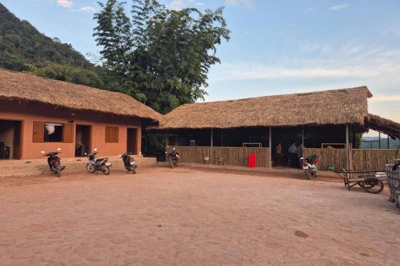 La casa de familia en Muong Nhe, Dien Bien (fuente: Hieu Tuyen)