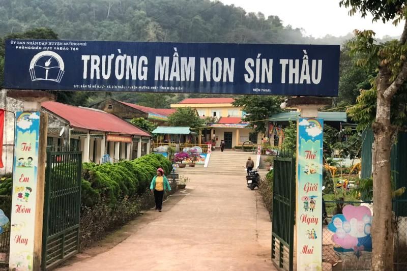 una escuela en Sin Thau (Fuente: Hieu Tuyen)