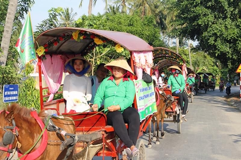 Les calèches à cheval à ben tre (Source: vietnamtourism.gov.vn)