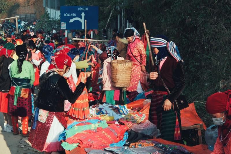 Le marché local en hiver