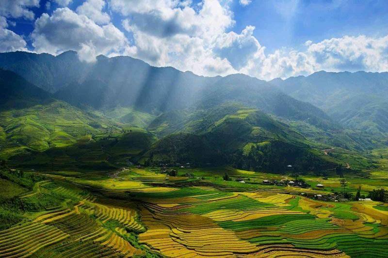 village ban ho à sapa, nord du vietnam