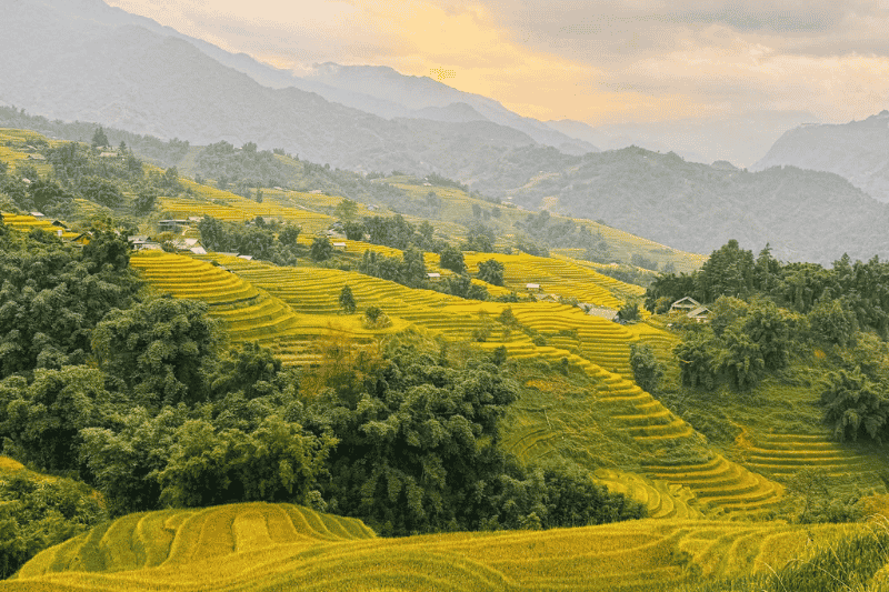 paisaje de montaña en el norte de vietnam (fuente aucoeurvietnam)