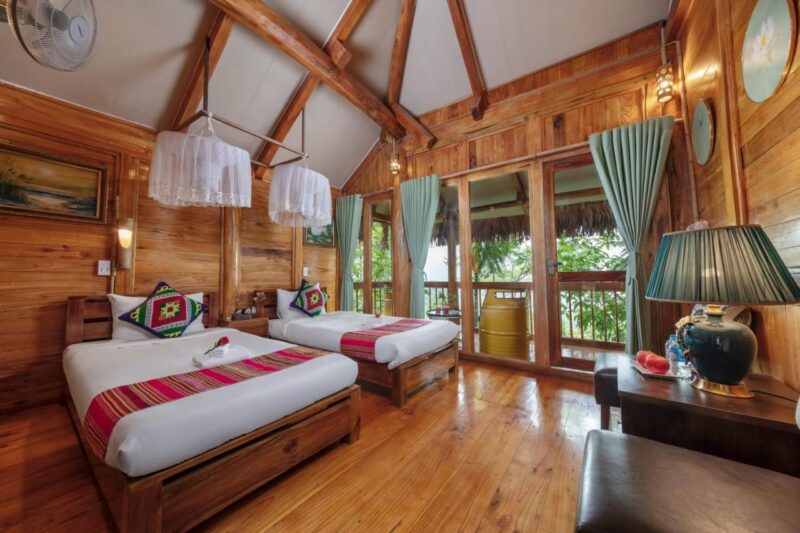 Gateway inn puluong - bungalow de luxe avec jardin. Source : booking.com