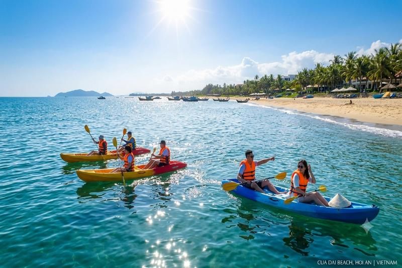 plage Cua Dai - hoi an faire kayak