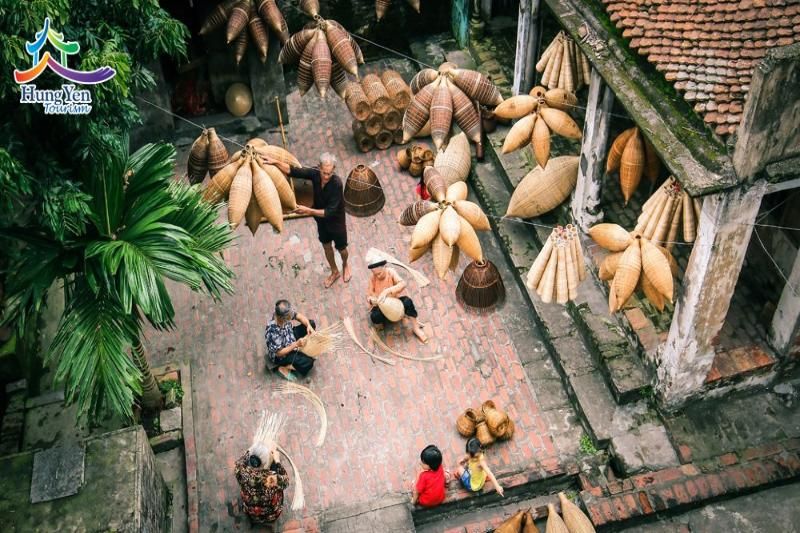 Korbflechterdorf in Thủ Sỹ