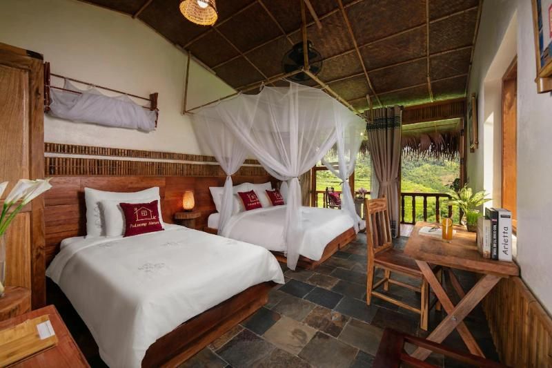 Pu luong natura - chambre de luxe avec vue sur la vallée. Source : booking.com