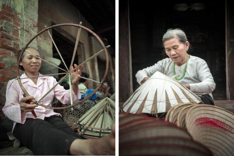  "nón lá" de Chuông - un métier d'artisanat au Vietnam (source : la magazine Heritage)