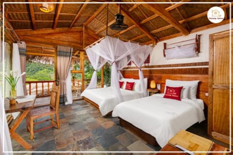 Pu luong natura - chambre de luxe avec vue sur la vallée. Source : Pu luong natura