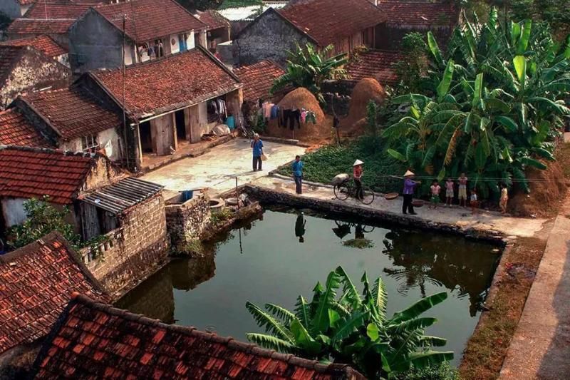 la maison traditionnelle au nord (source : nhà gỗ hoàng phúc)