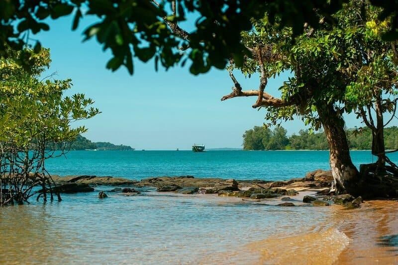 la plage à Koh Ta Kiev. Source : mia.vn