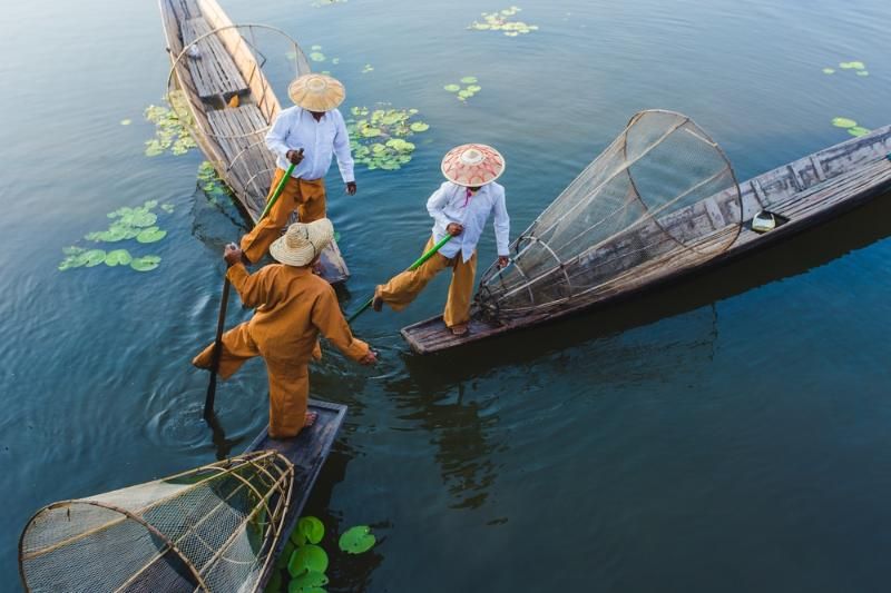 lac inle à myanmar - photo shutterstock - woottigon