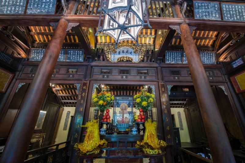 l'intérieur dans la maison d'An Hien (source : art republik vietnam)