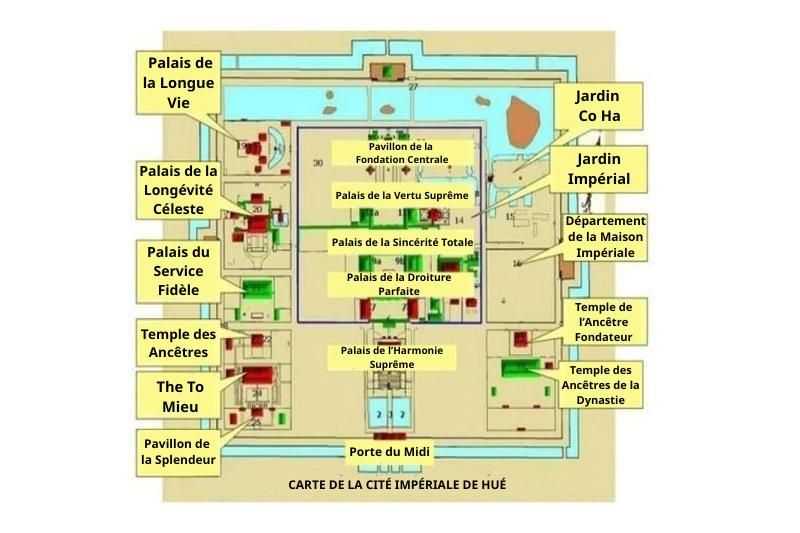 la carte de la cité impériale