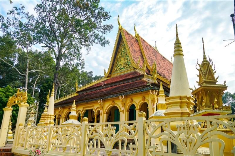la pagode de ang tra vinh dans le delta