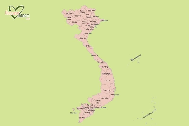 Nouvelle carte Vietnam