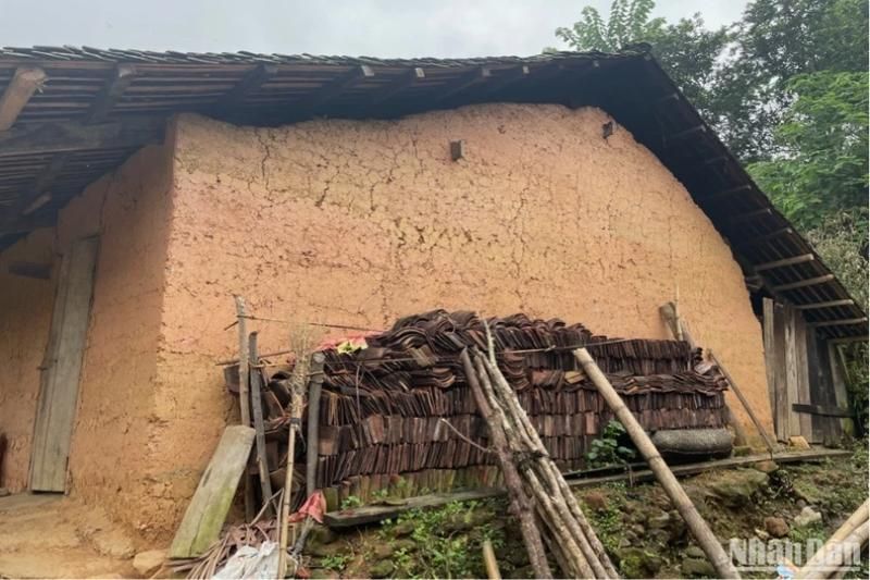 le murs dans une maison en torchis (source : le journal de Nhan dan)