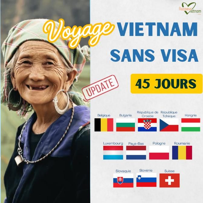 Voyage vietnam sans visa