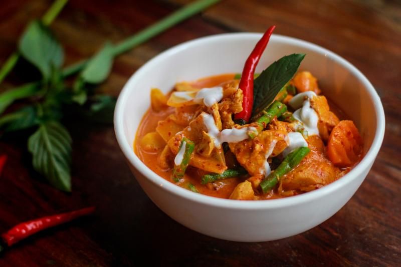 curry rouge végétarien (source : tripzone)