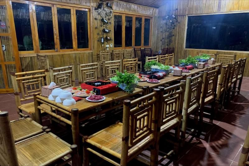 des repas locaux à hoang su phi lodge