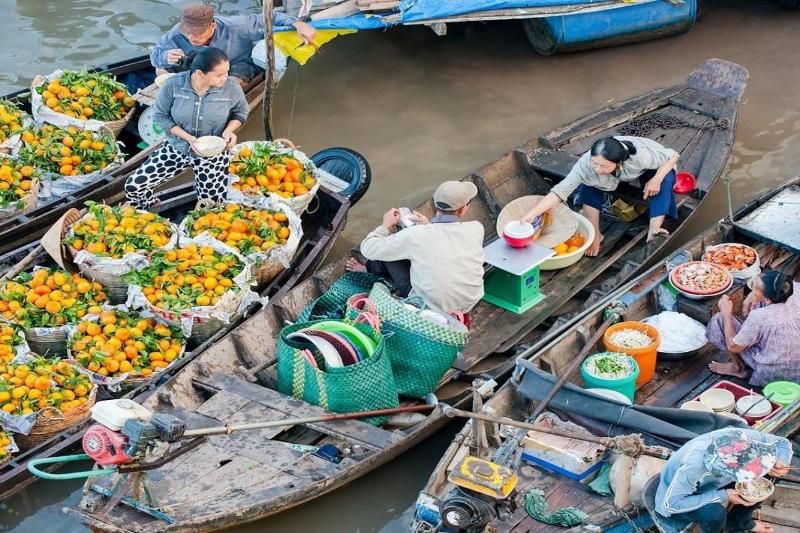 explorer le marché flottant de Cai Rang. Source : mia. vn