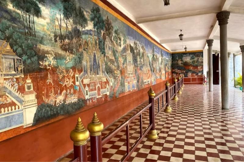 la fresque murale du ramayana (source : maeken 76)