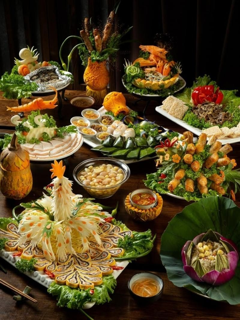 la variété de la cuisine royal de hue (1)