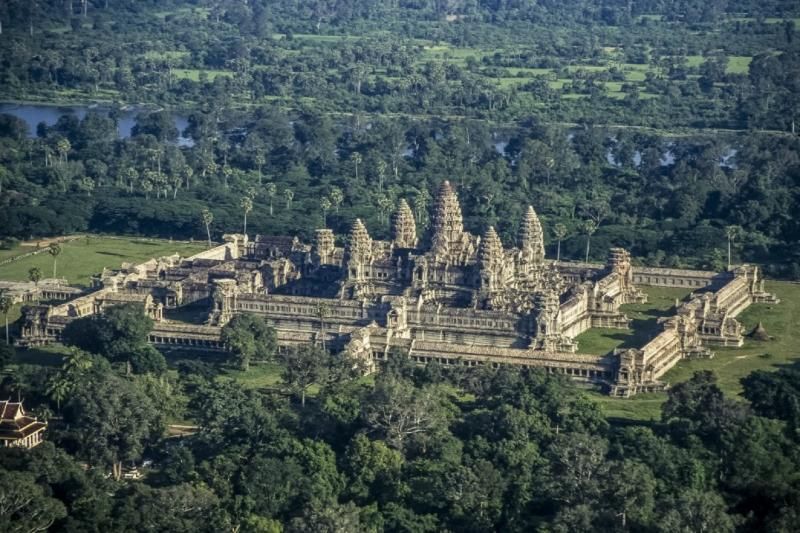 le sanctuaire d'Angkor (source : Sciences et Avenir)
