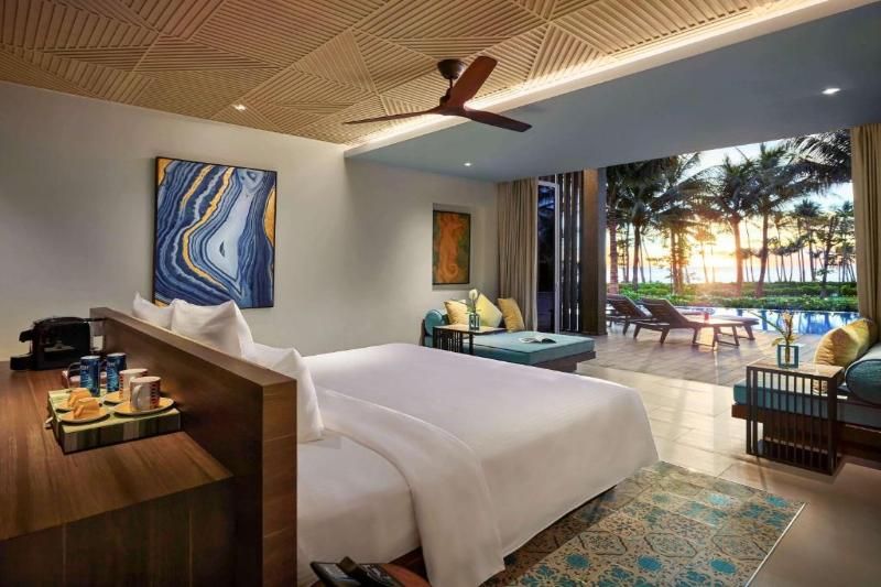 Villa avec piscine privée et vue sur l’océan. Source : booking.com