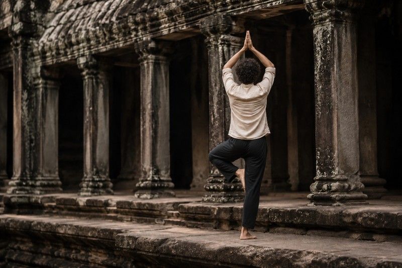 yoga tại angkorwat