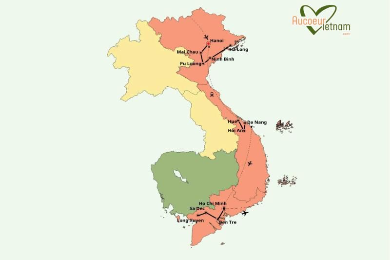 circuit vietnam 15 jours