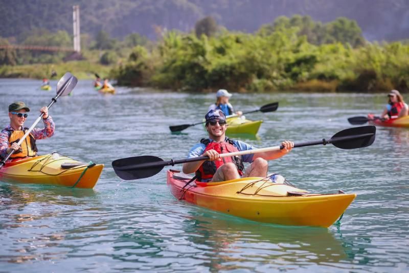 commander lodge phong nha - kayak à riviere son
