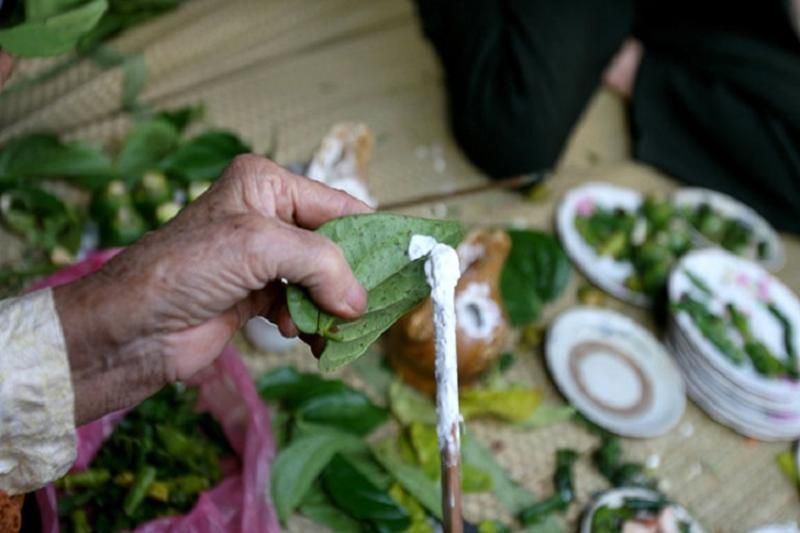 comment on fait le chique de bétel pour mâcher