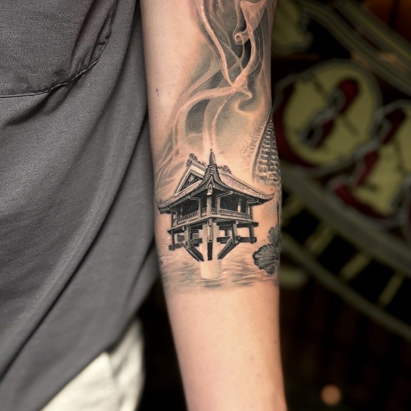 pagode mot cot - idee pour tatouage au vietnam