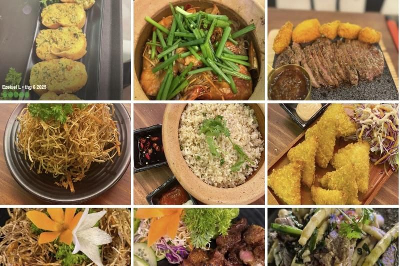 beaucoup de plats dans le restaurant lanterne garden (1)