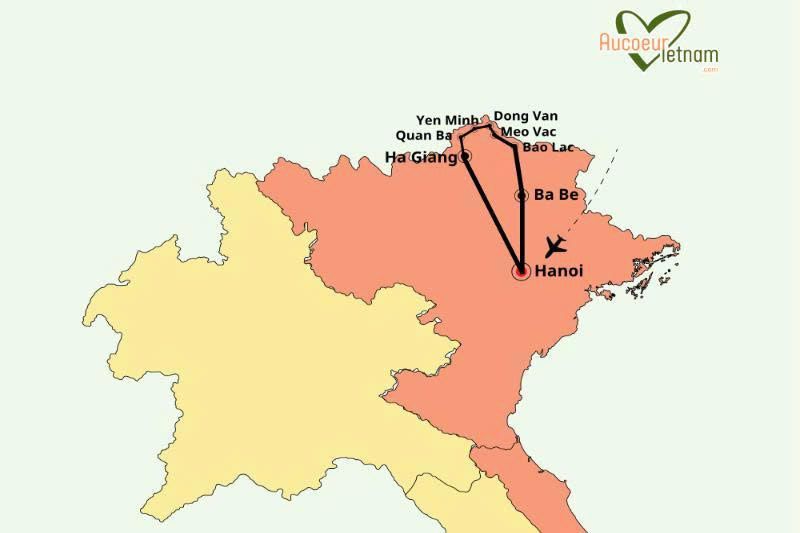 circuit nord est vietnam
