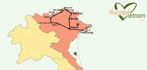 circuit nord vietnam - nord est