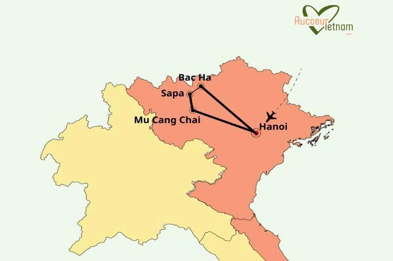 circuit nord vietnam - programme exemplaire