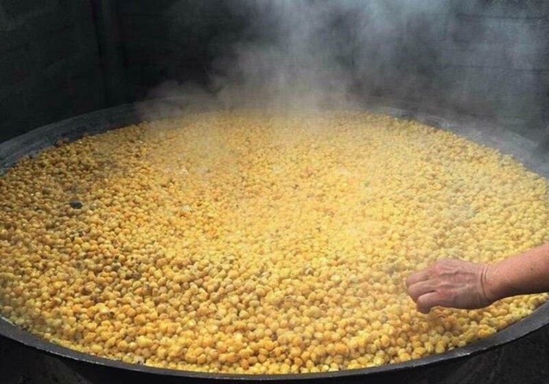 Les grains de maïs pour faire l'alcool de mais