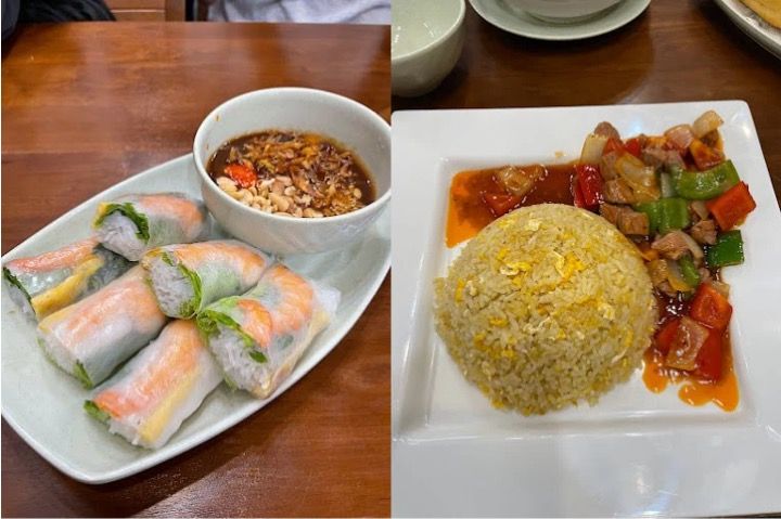 Nourriture au restaurant Halal Osman