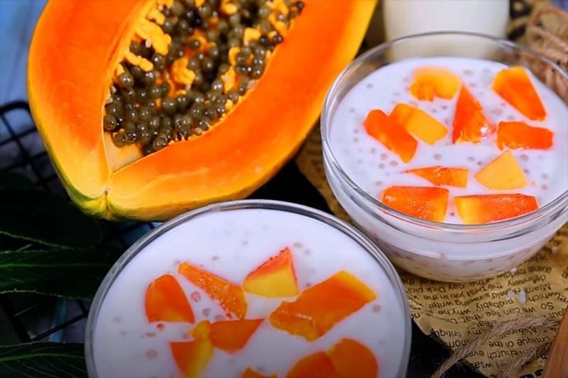 papaye avec du lait concentré (1)