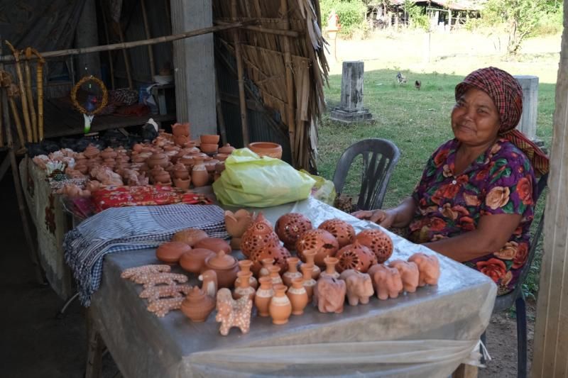 un petit kiosque avec les jolis produits