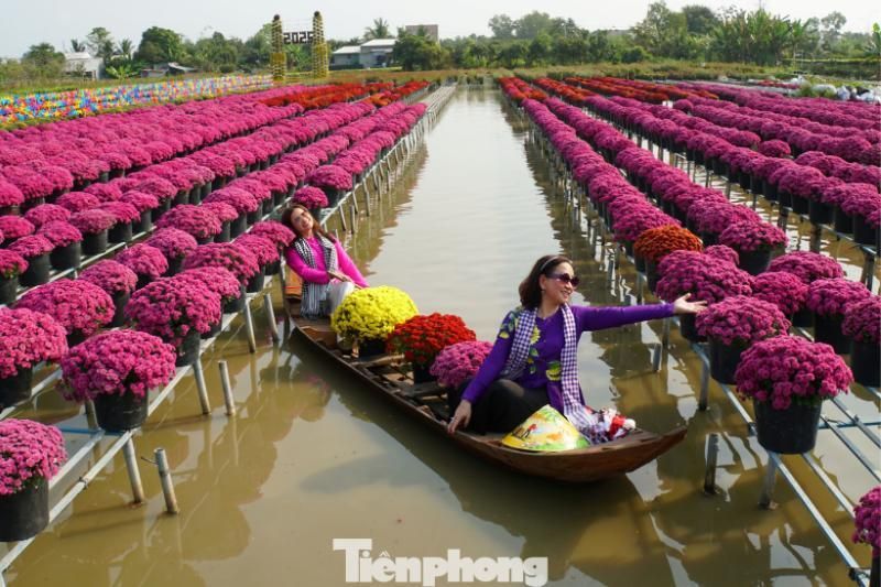 el pueblo de flores de sa dec (fuente el periódico tien phong)