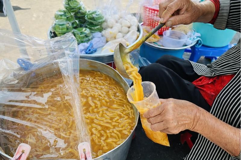 le bánh canh sucré - un plat emblématique de la cuisine du Delta du Mékong (source : Nguyen Huy) 