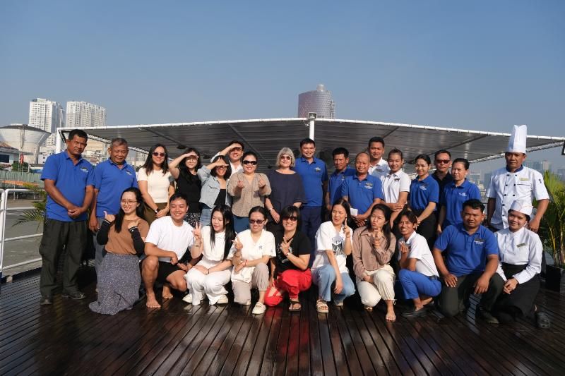 Notre voyage d’inspection avec toute l’équipe du Toum Tiou 2 (source Aucoeurvietnam)