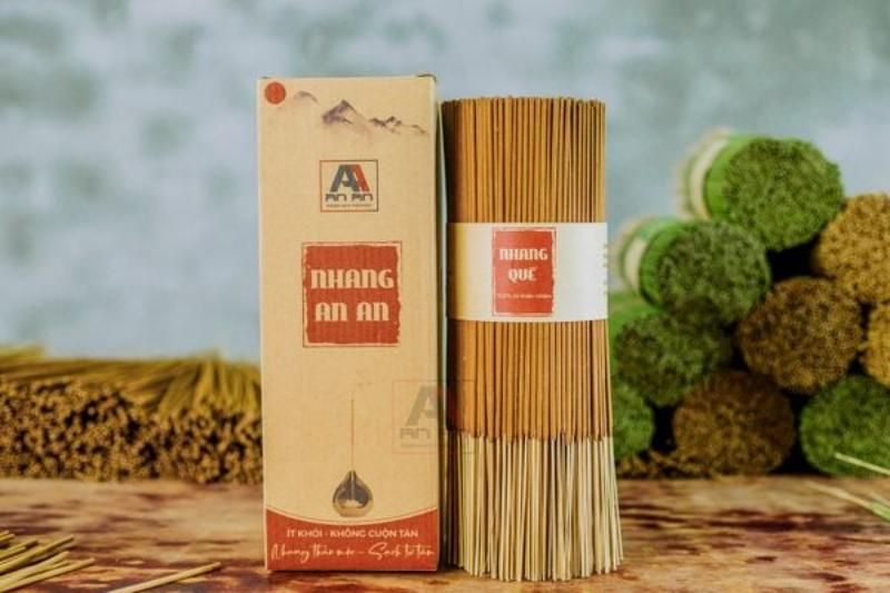 l'encens an an - un des marques d'encens vietnam très populaires (1)