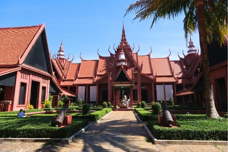 el museo nacional de camboya (fuente hieu tuyen)